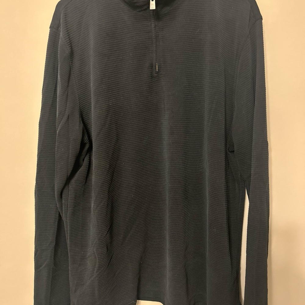 Perry Ellis Charcoal Ribbed Jacket